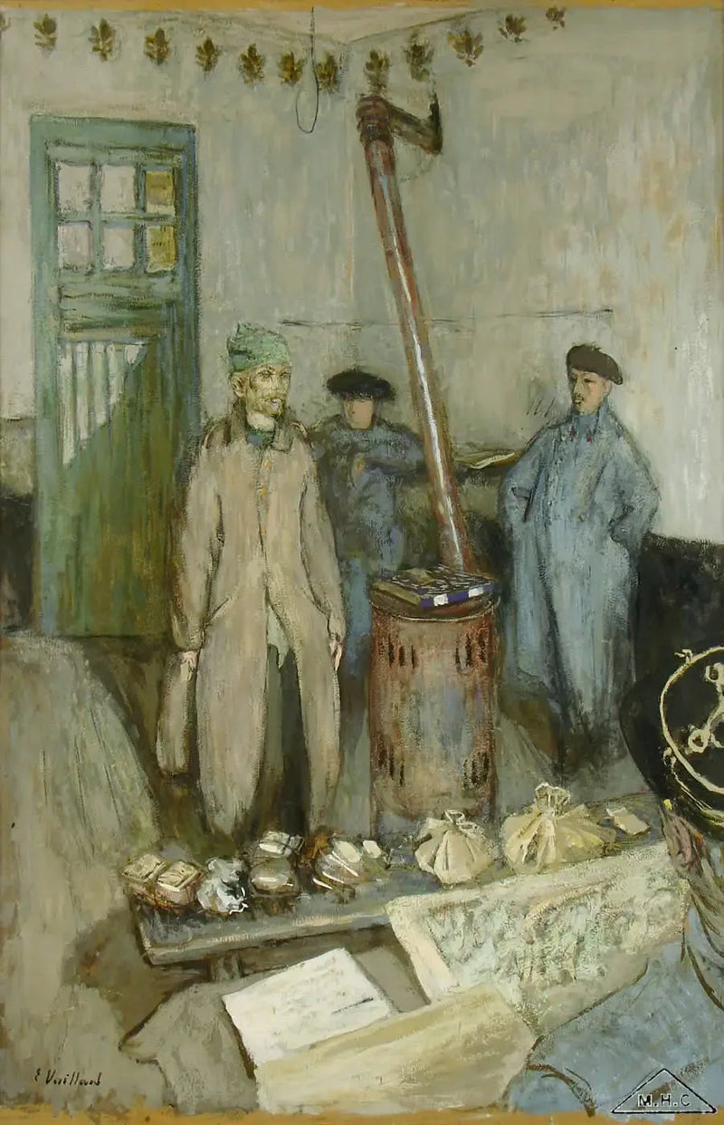 Vankilavangin kuulustelu - Édouard Vuillard