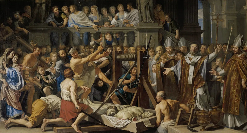 Pyhien Gervaisin ja Protaisin reliikkien keksiminen - Philippe de Champaigne