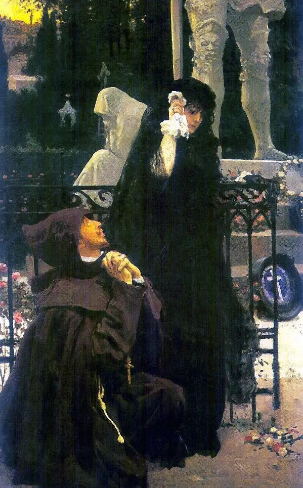 L’Invité de pierre. Don Juan et Doña Ana - Ilya Repin - Alpha Reproduction