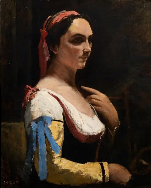Italialainen - Jean-Baptiste Camille Corot