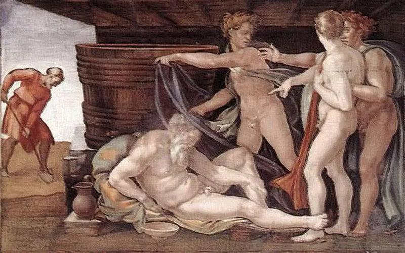 Nooan juopumus - Michelangelo