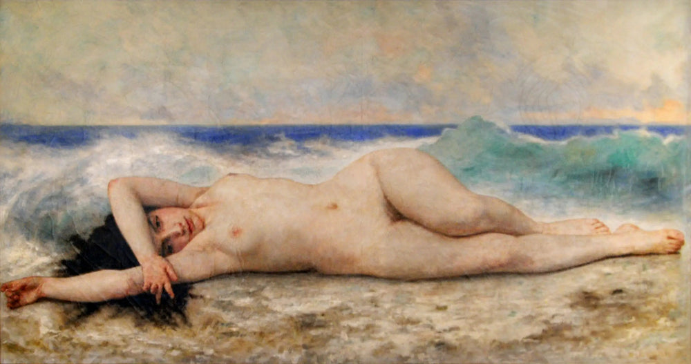 L'Océanide - Bouguereau image 1 copie peinte à la main à l’huile