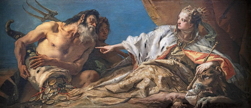 Neptunuksen tekemä uhrilahja Venetsialle - Giovanni Battista Tiepolo