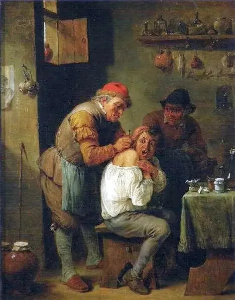 Operaatio. - David Teniers nuorempi