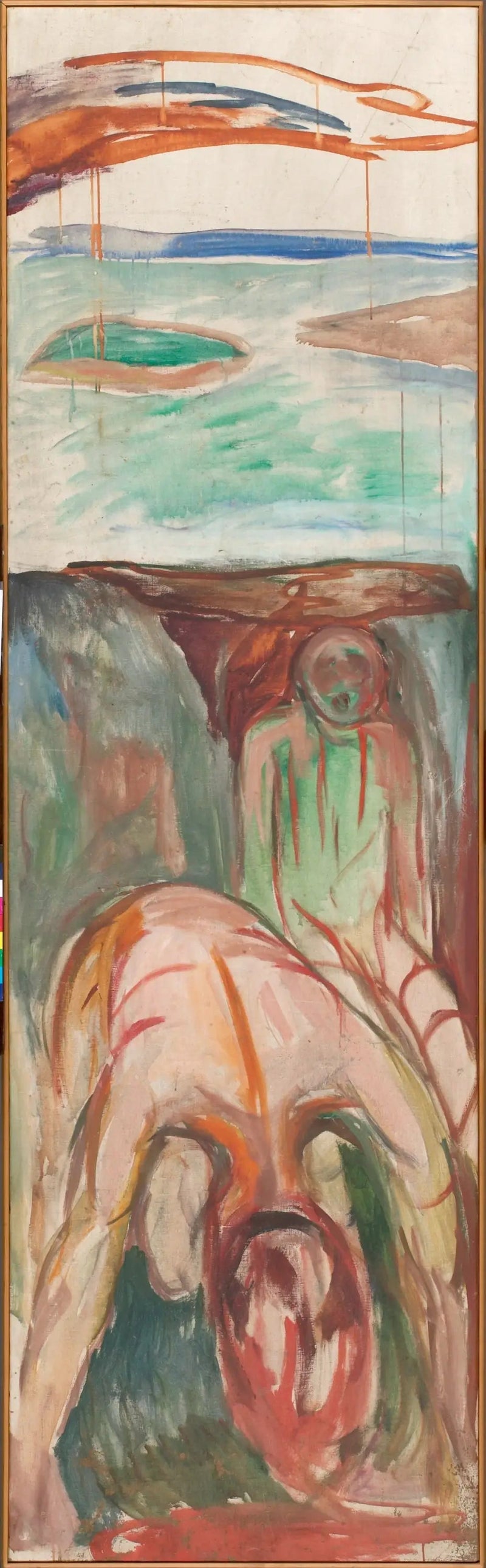Myrsky: oikea keskiosa - Edvard Munch