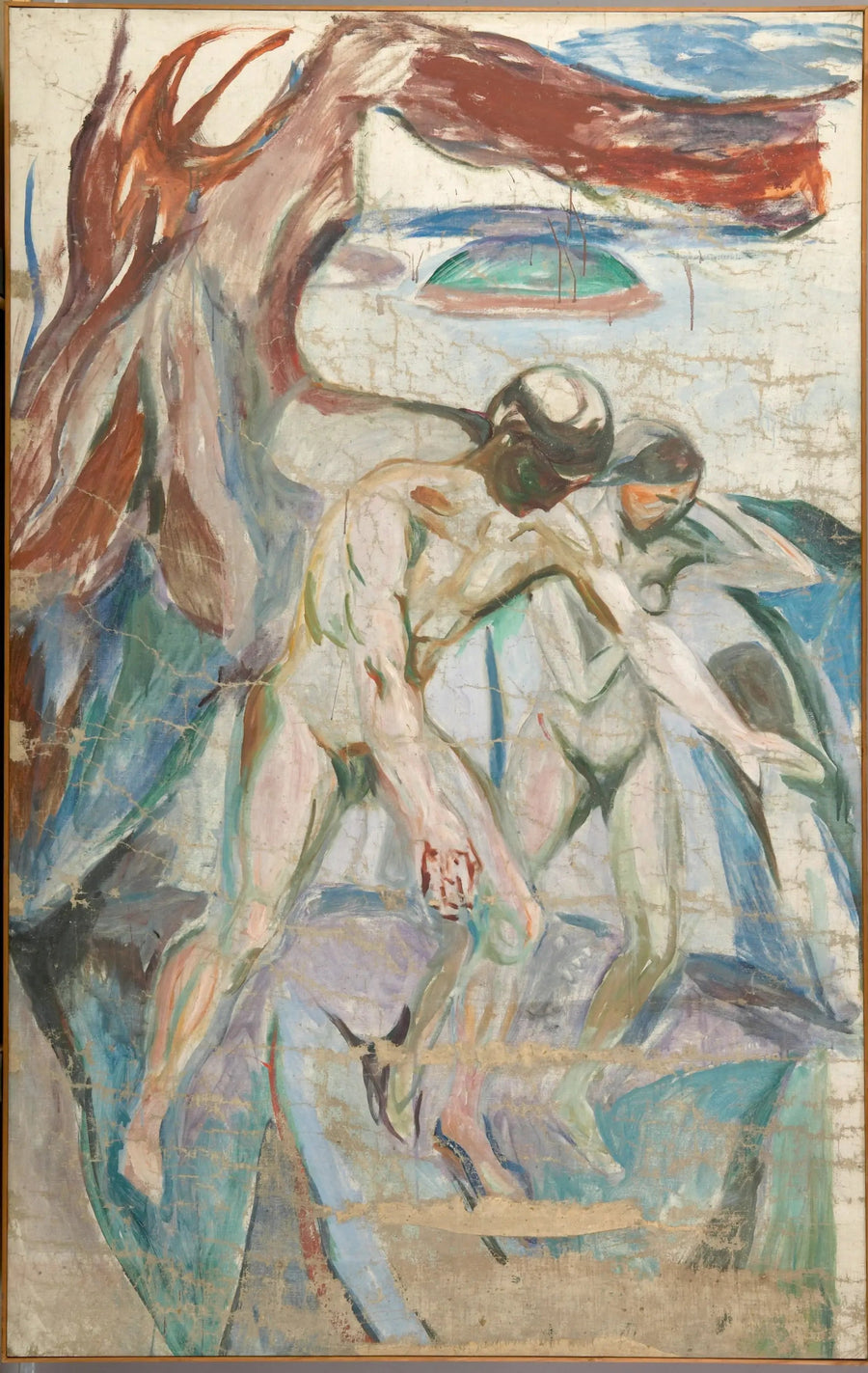 Myrsky: vasen keskiosa - Edvard Munch