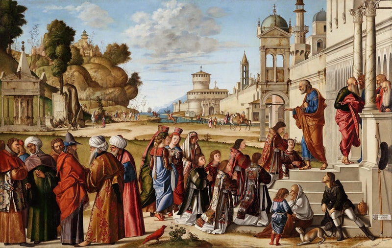 Pyhän Stephanoksen vihkimys - Vittore Carpaccio