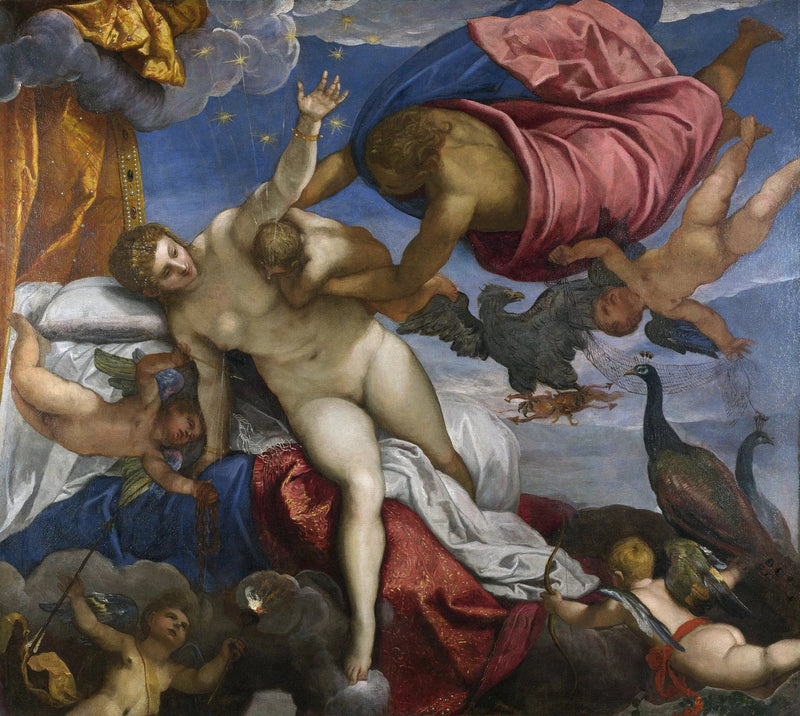 Linnunradan alkuperä - Jacopo Tintoretto