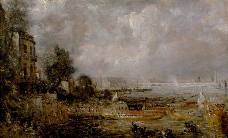 Waterloo-sillan avautuminen - John Constable