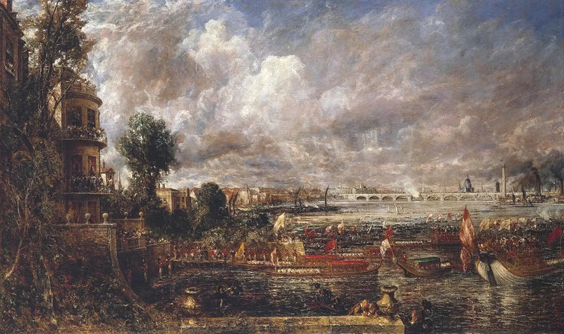 Waterloo-sillan avautuminen - John Constable