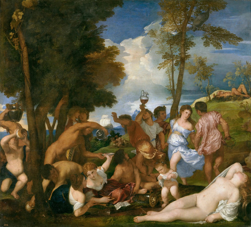 La Bacchanale des Andriens - Tiziano