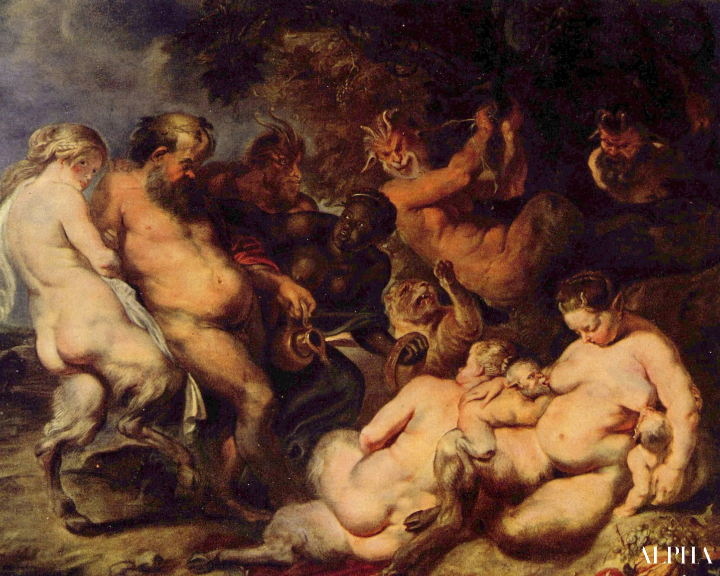 La Bacchanale - Peter Paul Rubens - Taulujen ja korkealaatuisten maalauksien reproduktiot
