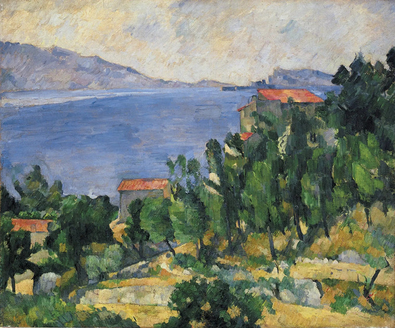 Estaquen lahti itästä nähtynä - Paul Cézanne