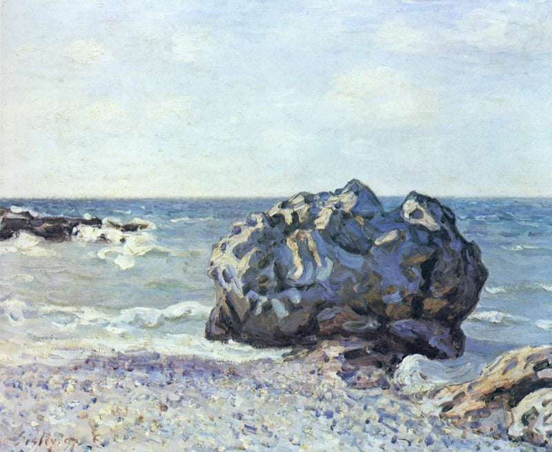 Langlandin lahti, Storrin kallio, Aamu - Alfred Sisley