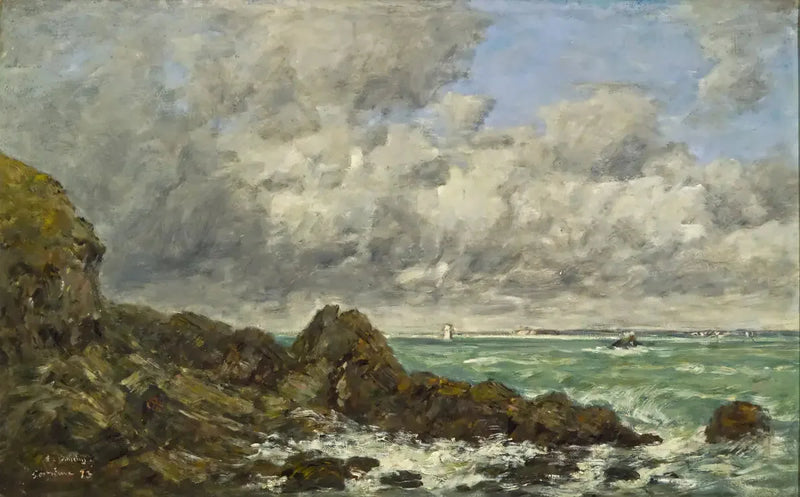Portrieux'n lahti - Eugène Boudin