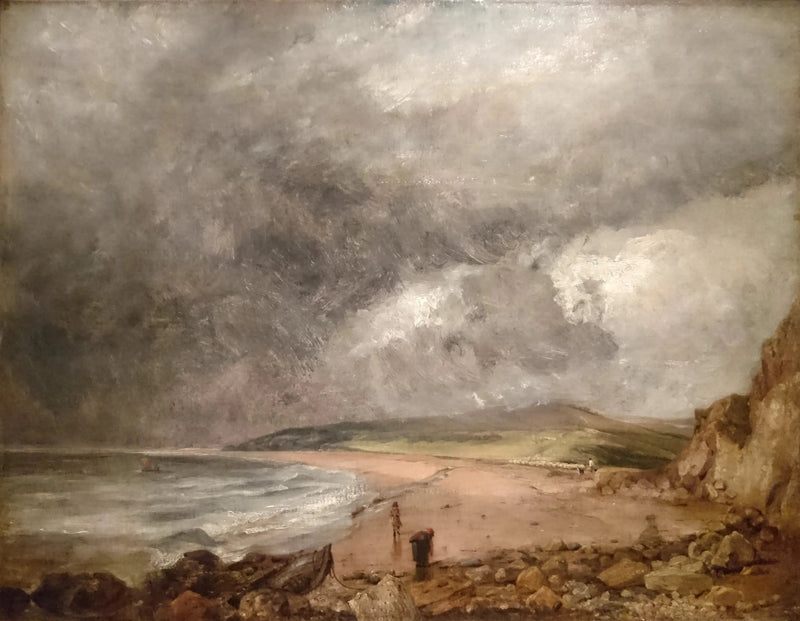 Weymouthin lahti myrskyn lähestyessä - John Constable