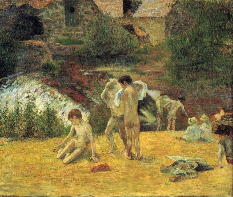 Puolustusmyllyn uiminen - Paul Gauguin