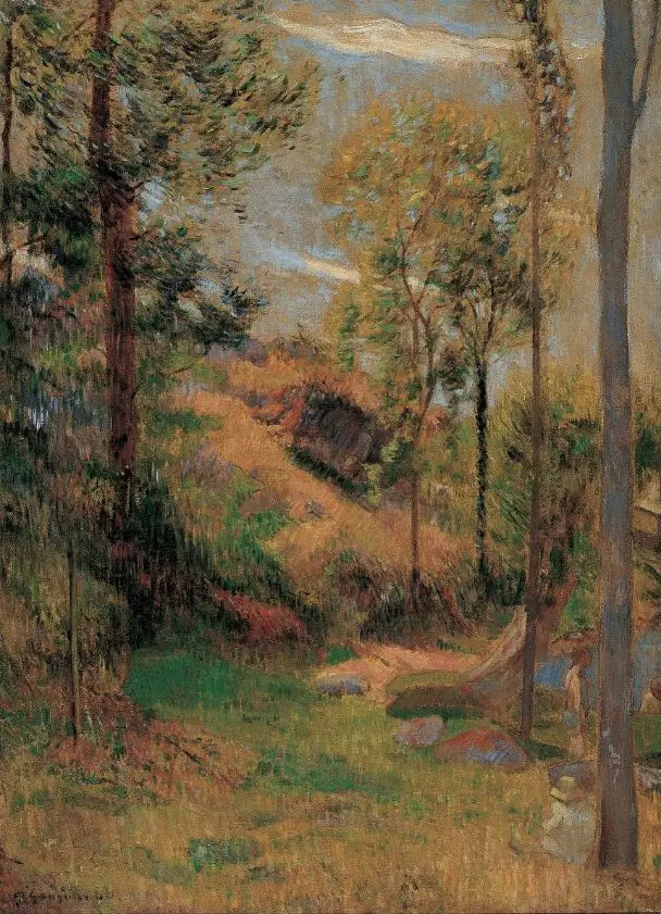 Uiminen Pont-Avenin sataman edessä - Paul Gauguin