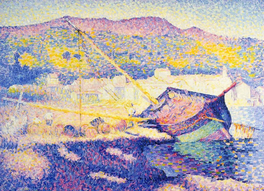 Sininen vene - Henri-Edmond Cross