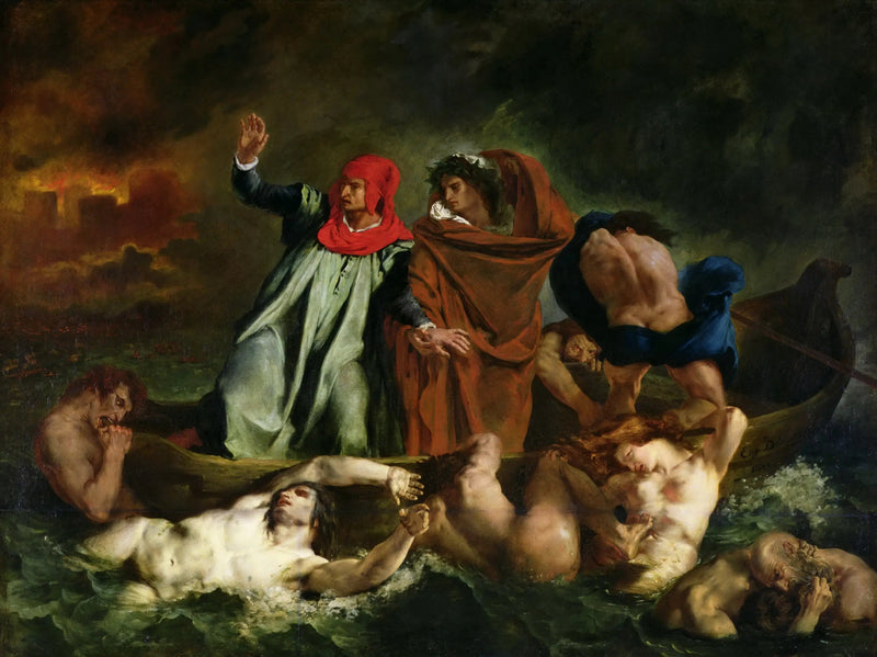 Danten vene - Eugène Delacroix