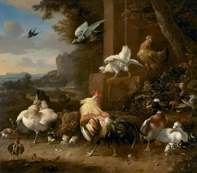 La basse-cour - Melchior de Hondecoeter