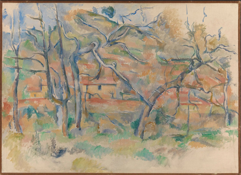 La Bastide La Durane Valcrosin tasangolla I - Paul Cézanne