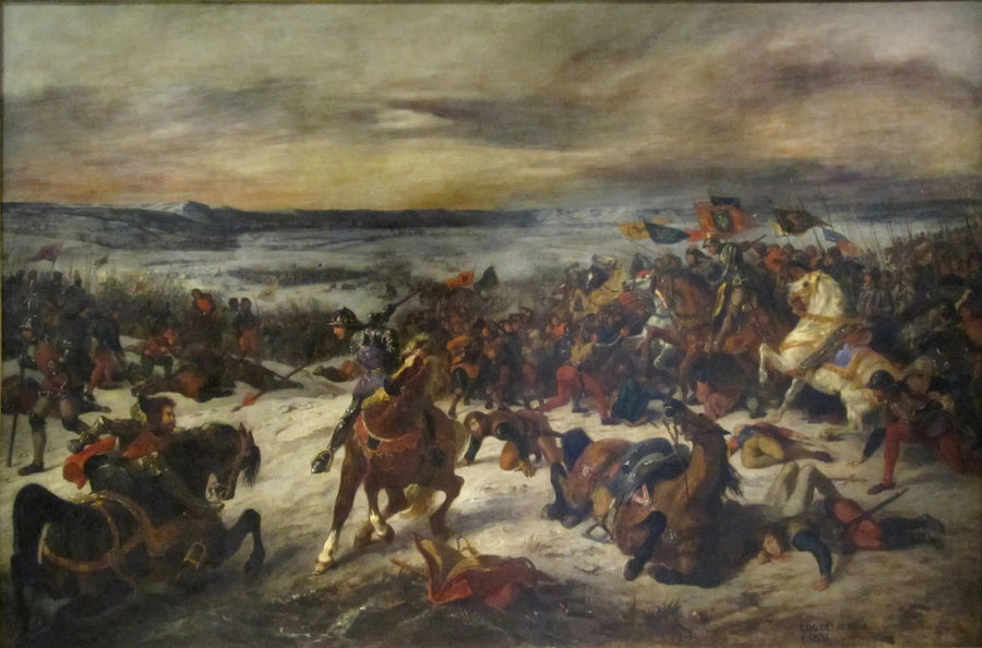 Nancy taistelu - Eugène Delacroix