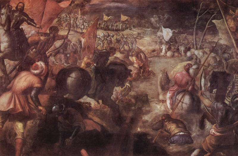 Taro'n taistelu - Jacopo Tintoretto