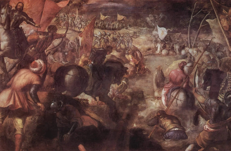 Taro'n taistelu - Jacopo Tintoretto