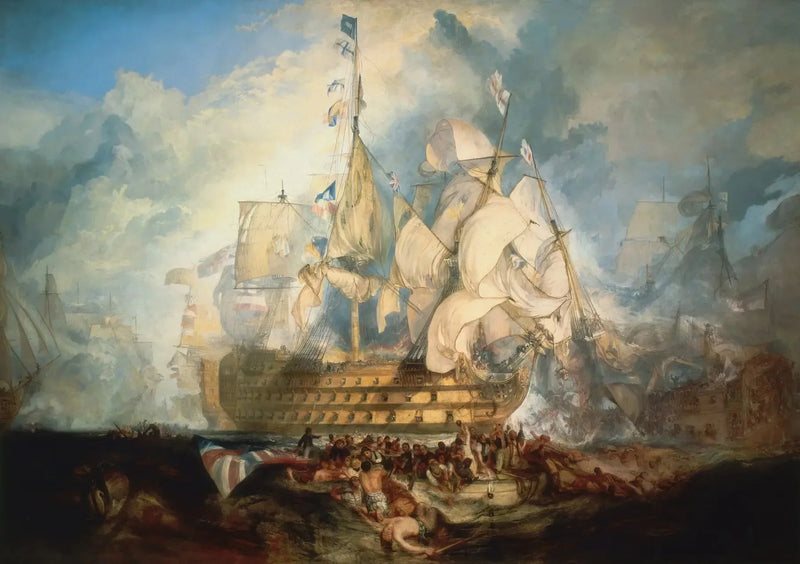 Trafalgarin taistelu - J. M. W. Turner
