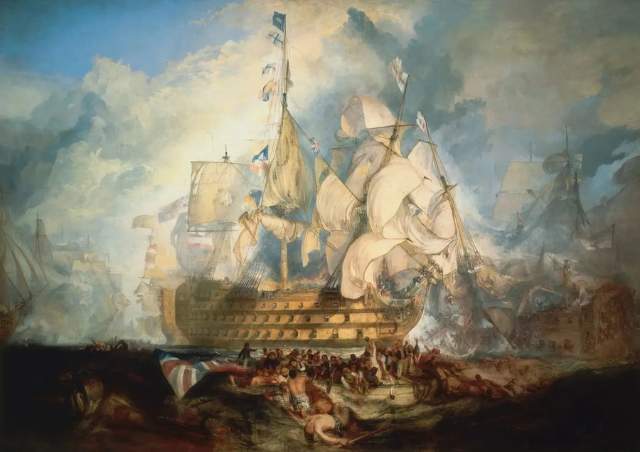 Trafalgarin taistelu - J. M. W. Turner