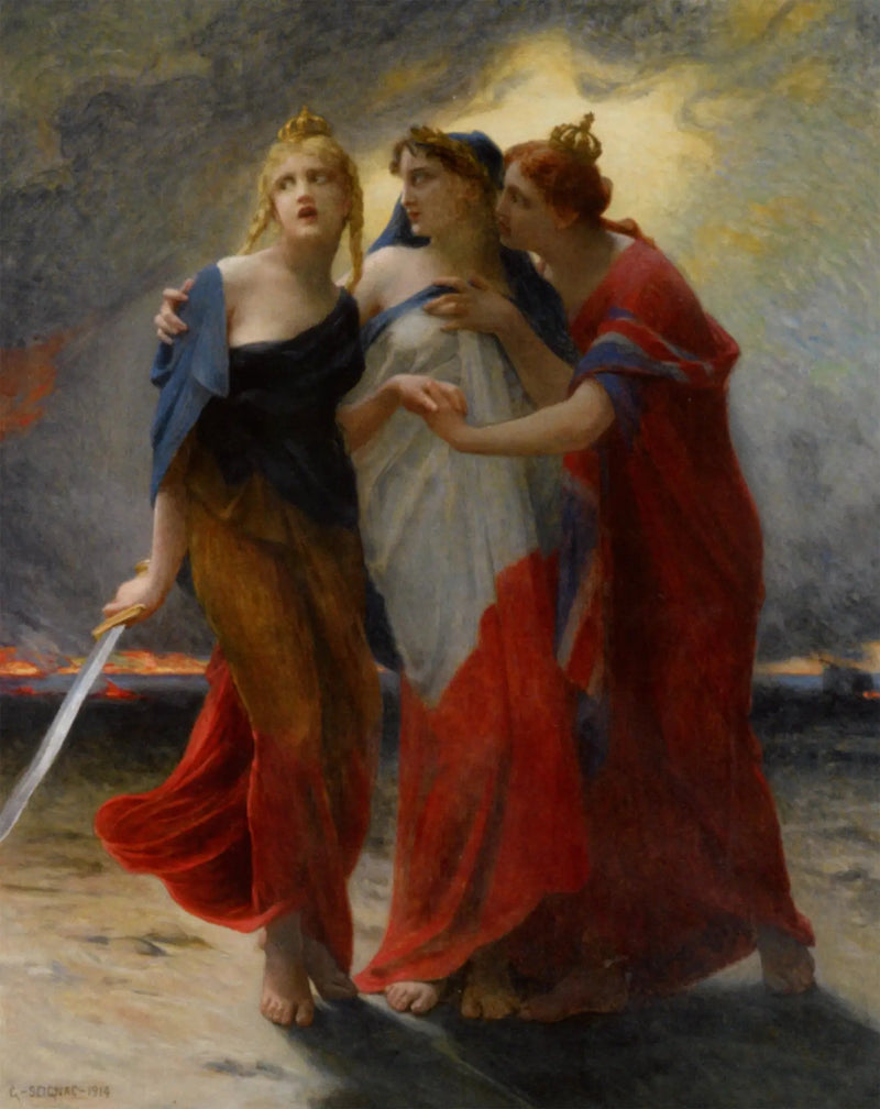 Belgia, Ranska ja Englanti Saksan hyökkäystä vastaan - Guillaume Seignac