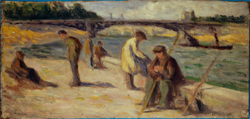 Malaquaisin laiturin ranta - Maximilien Luce