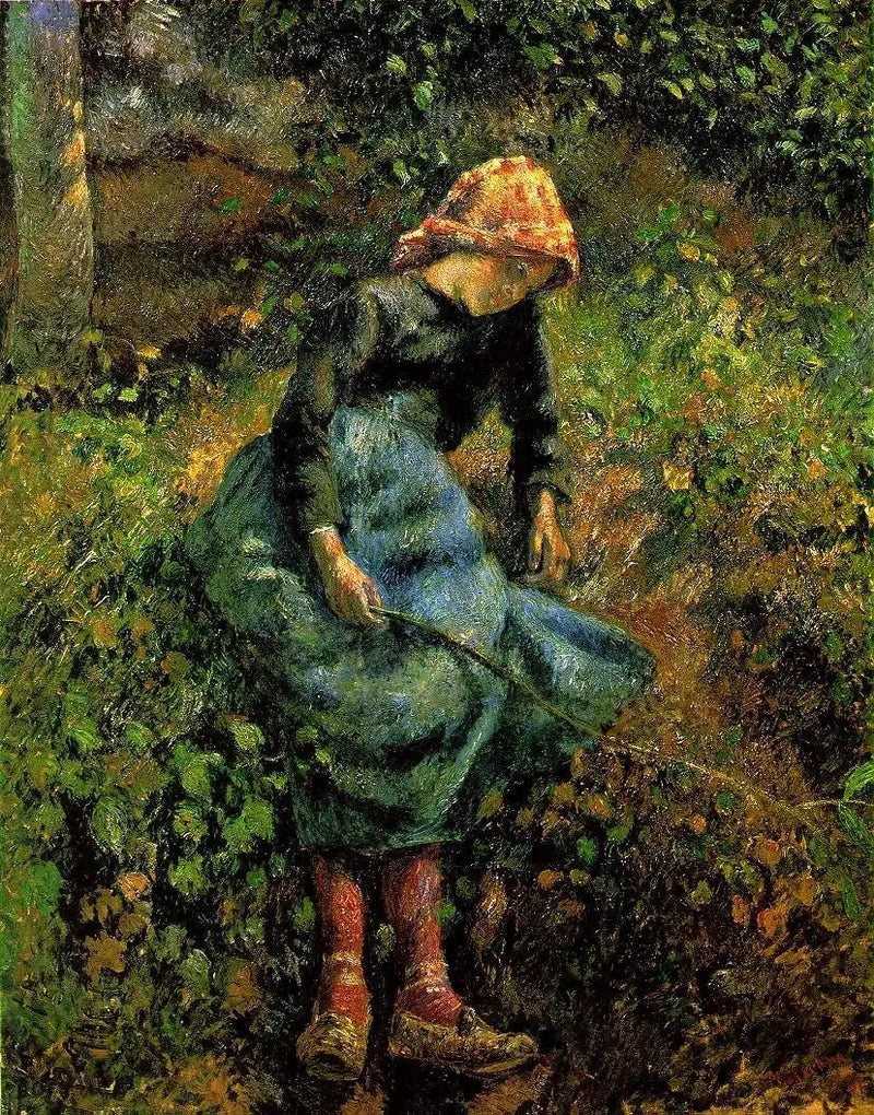 Paimen nainen - Camille Pissarro