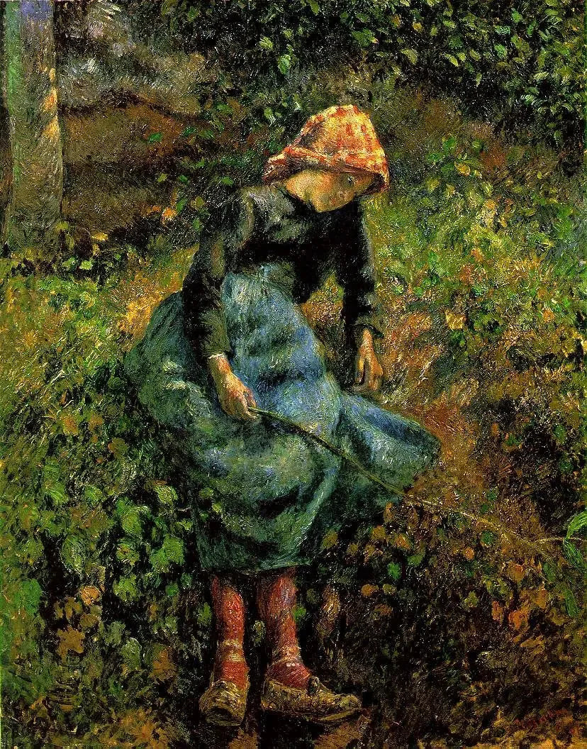 Paimen nainen - Camille Pissarro