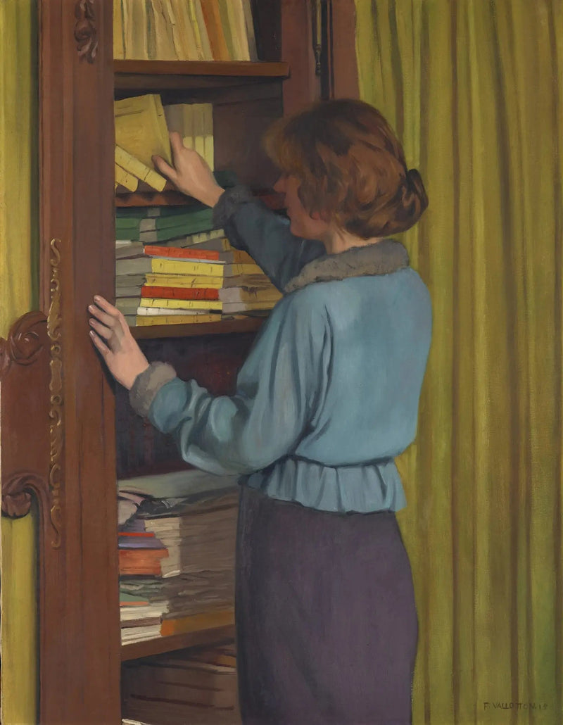 Kirjasto - Félix Vallotton
