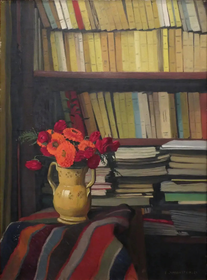 Kirjasto (still life) - Félix Vallotton