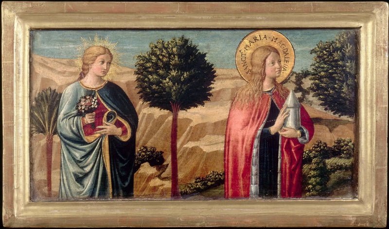 La Bienheureuse Fina de' Ciardi ja Pyhä Magdaleena - Benozzo Gozzoli