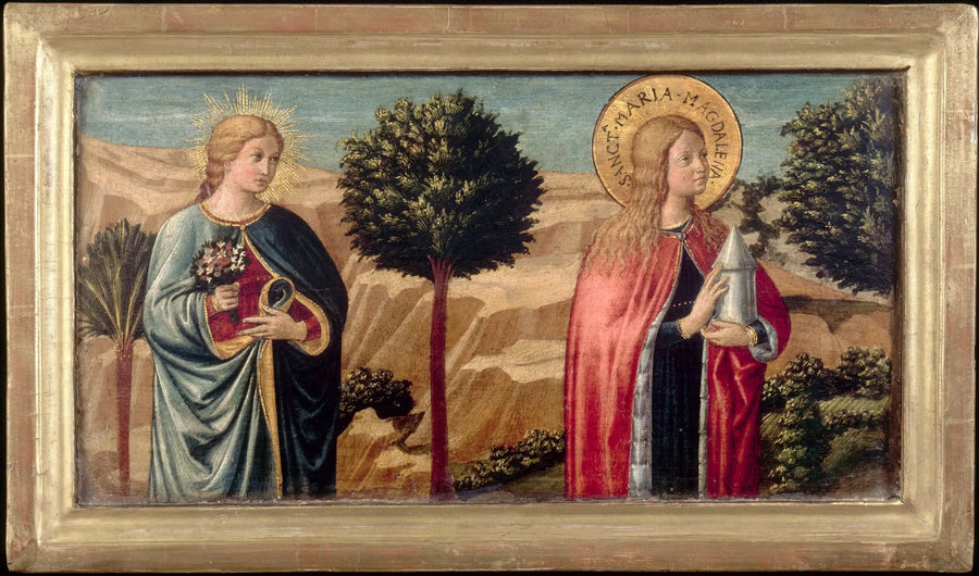 La Bienheureuse Fina de' Ciardi ja Pyhä Magdaleena - Benozzo Gozzoli
