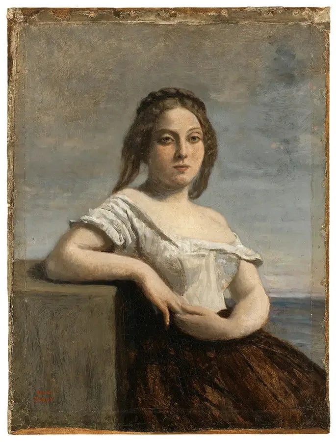 La Blonde Gasconne - Jean-Baptiste Camille Corot