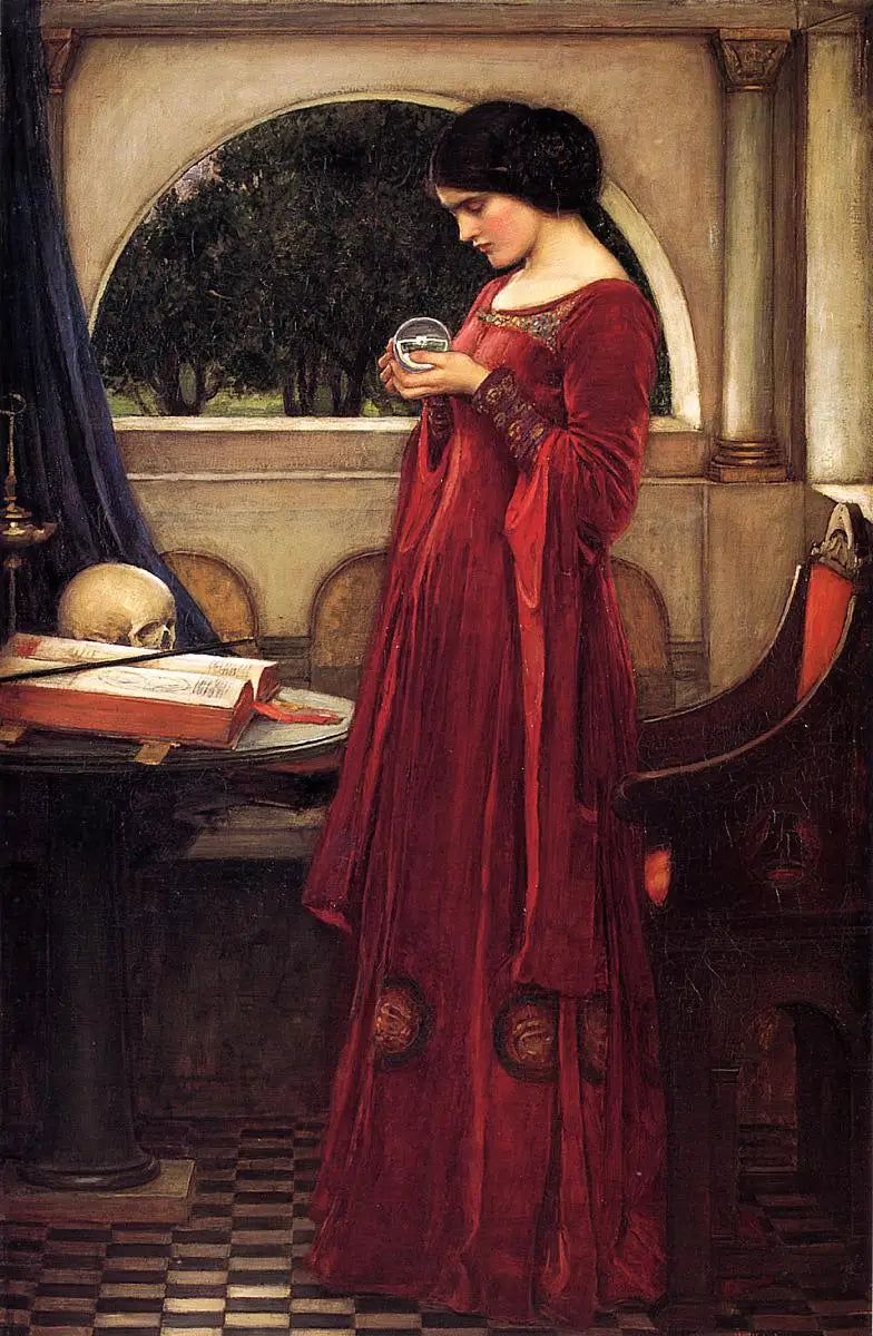 Kristallipallo - John William Waterhouse