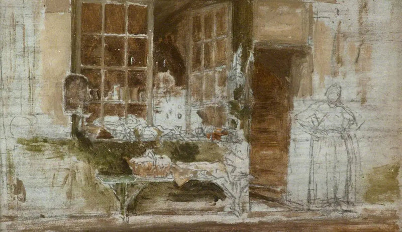 Primeur-kauppa, Pariisi - James Abbott McNeill Whistler