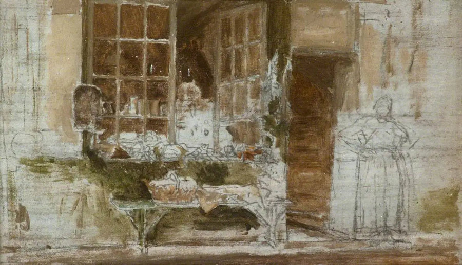 Primeur-kauppa, Pariisi - James Abbott McNeill Whistler