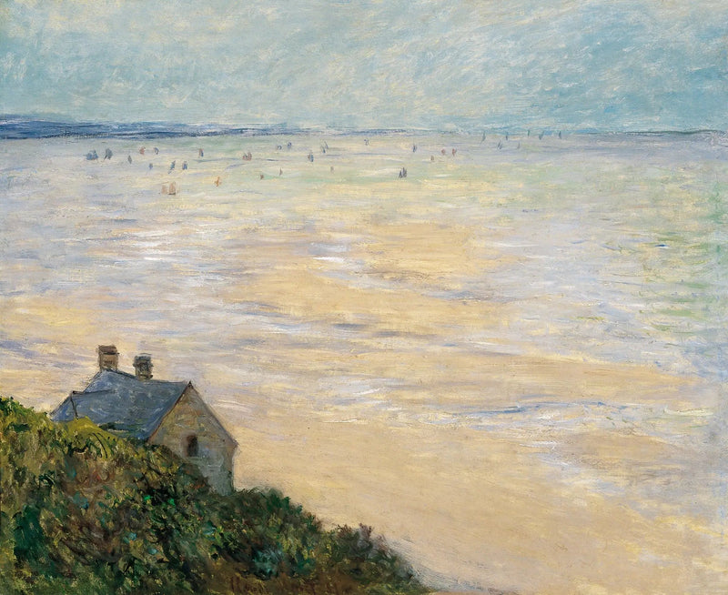 La Cabane à Trouville, laskuvesi - Claude Monet