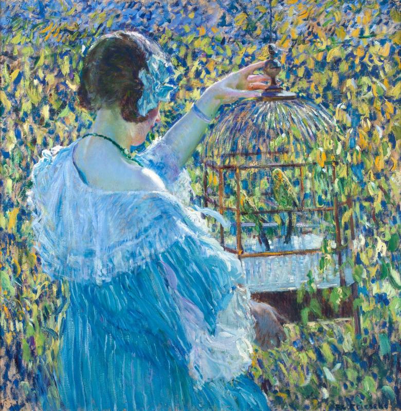 Lintukoppi - Frederick Carl Frieseke