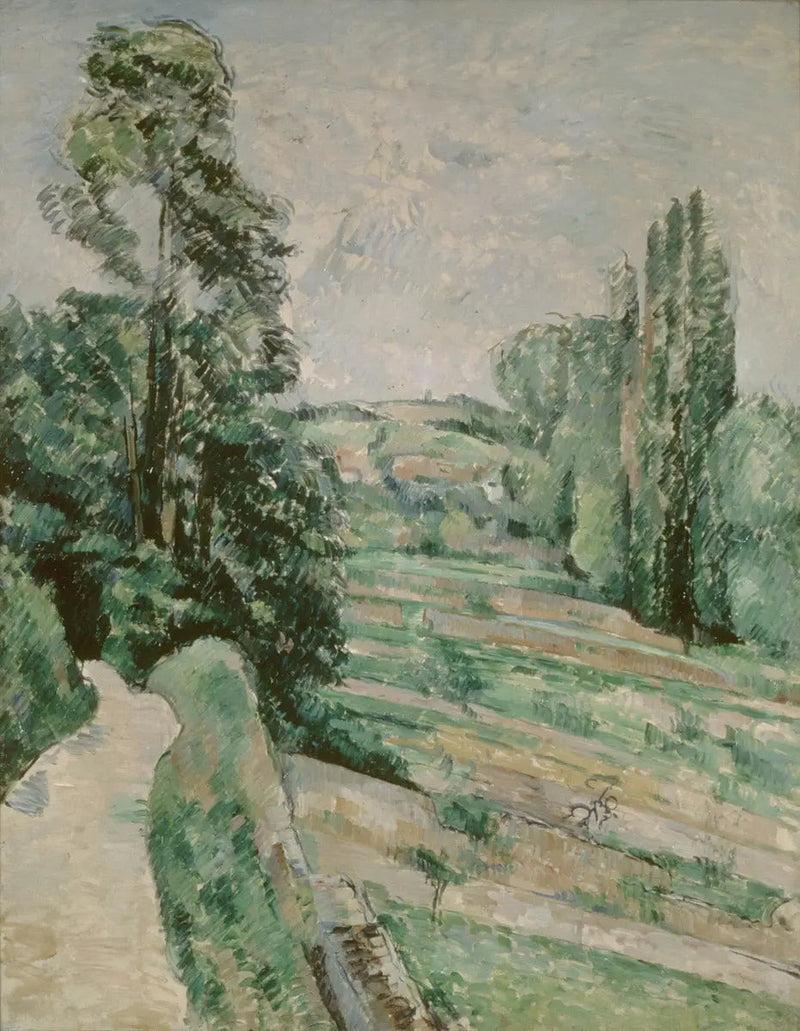 Auvers-sur-Oisen maaseutu - Paul Cézanne