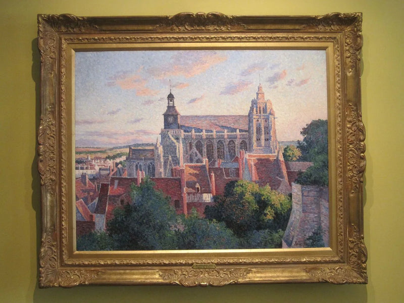 Gisorsin katedraali, näkymä muurien yli - Maximilien Luce