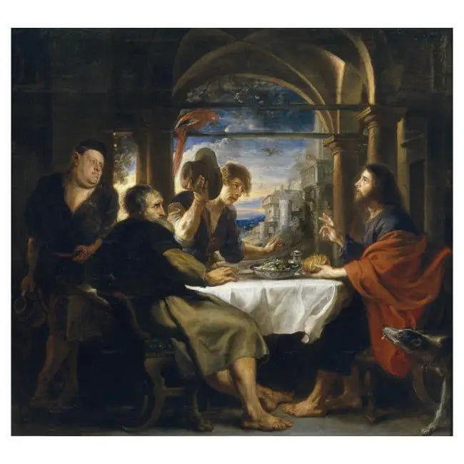 Emmauksen ehtoollinen - Peter Paul Rubens