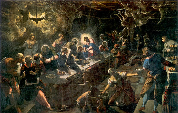 Viimeinen ehtoollinen - Jacopo Tintoretto
