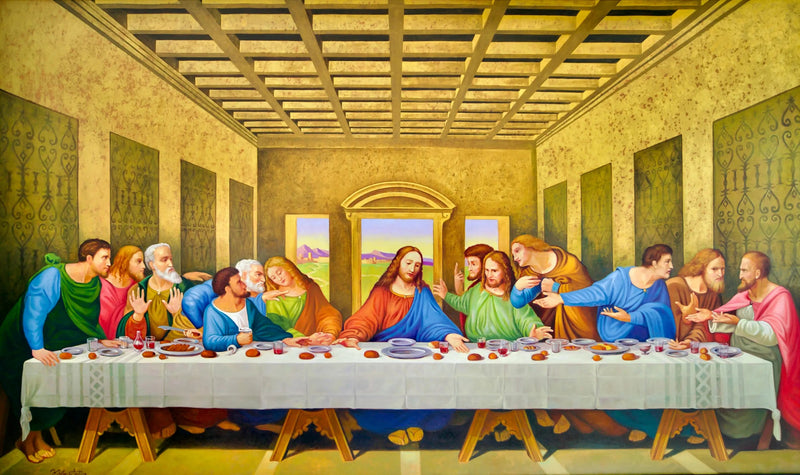 La Cène – Uudelleentulkinta Leonardo da Vincin mestariteoksesta Master Apollonin toimesta | 270 x 160 cm